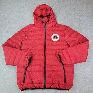 Target Employee Drive Up Puffer Jacket Quilted Embroidered Mens Size Large